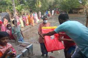 Distribution of   Relief Materials after Yass Cyclone....
